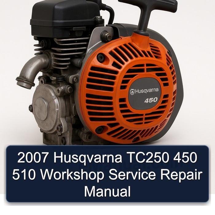 2007 Husqvarna TC250 450 510 Workshop Service Repair Manual