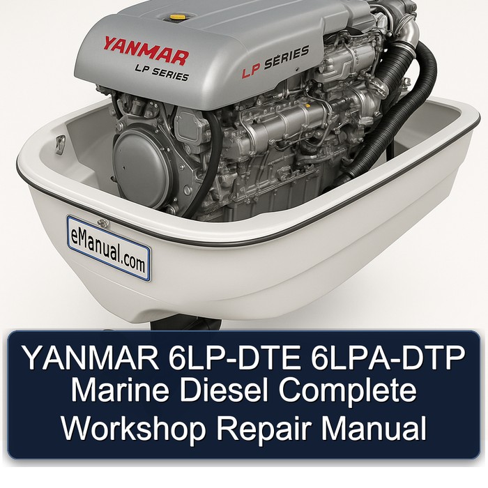 YANMAR 6LP-DTE 6LPA-DTP Marine Diesel Complete Workshop Repair Manual