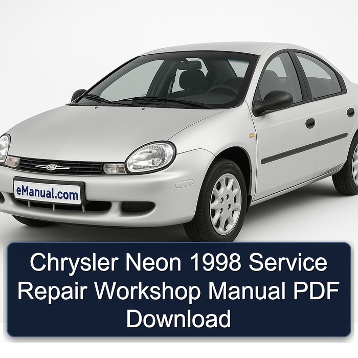 Chrysler Neon 1998 Service Repair Workshop Manual PDF Download