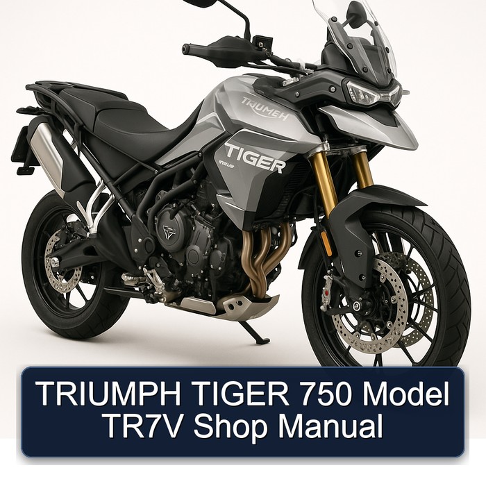 TRIUMPH TIGER 750 Model TR7V Shop Manual