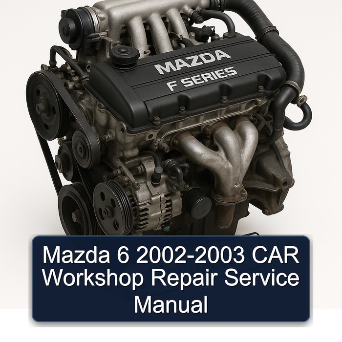 Mazda 6 2002-2003 CAR Workshop Repair Service Manual