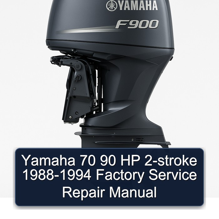 Yamaha 70 90 HP 2-stroke 1988-1994 Factory Service Repair Manual