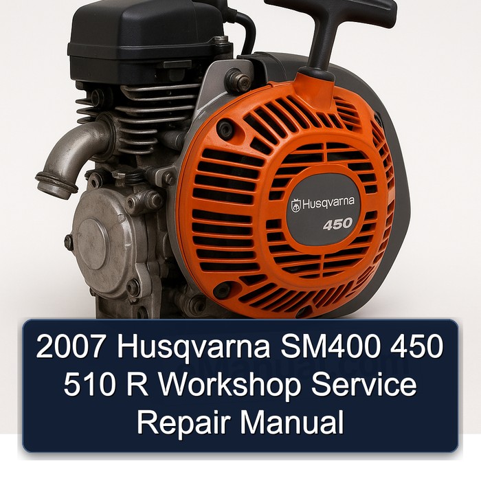 Manual de Taller y Reparación Husqvarna SM400, 450, 510 R (2007)