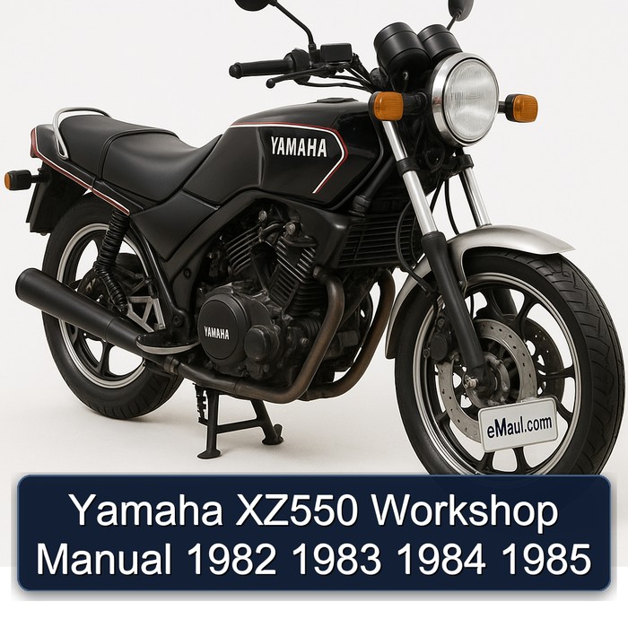 Yamaha XZ550 Workshop Manual 1982 1983 1984 1985