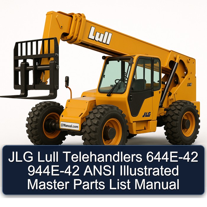 JLG Lull Telehandlers 644E-42 944E-42 ANSI Illustrated Master Parts List Manual