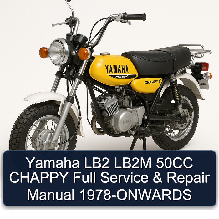 Yamaha LB2 LB2M 50CC CHAPPY Full Manual de servicio y reparación 1978-ONWARDS