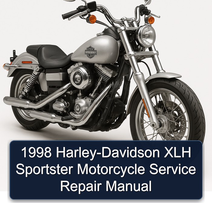 1998 Harley-Davidson XLH Sportster Motorcycle Manual de servicio y reparación