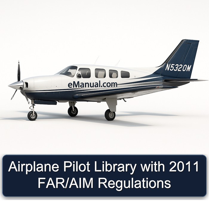Airplane Pilot Library with 2011 FAR/AIM Regulations