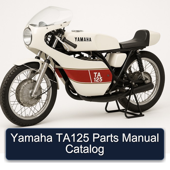 Yamaha TA125 Parts Manual Catalog