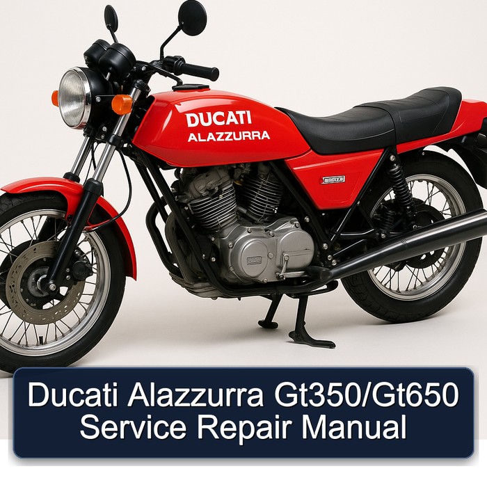 Ducati Alazzurra Gt350/Gt650 Manual de servicio y reparación