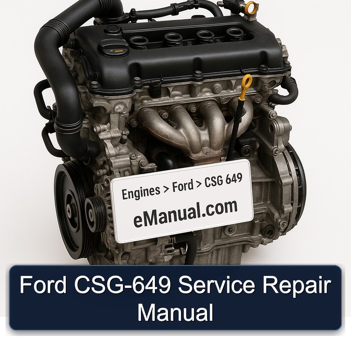 Ford CSG-649 Service Repair Manual 