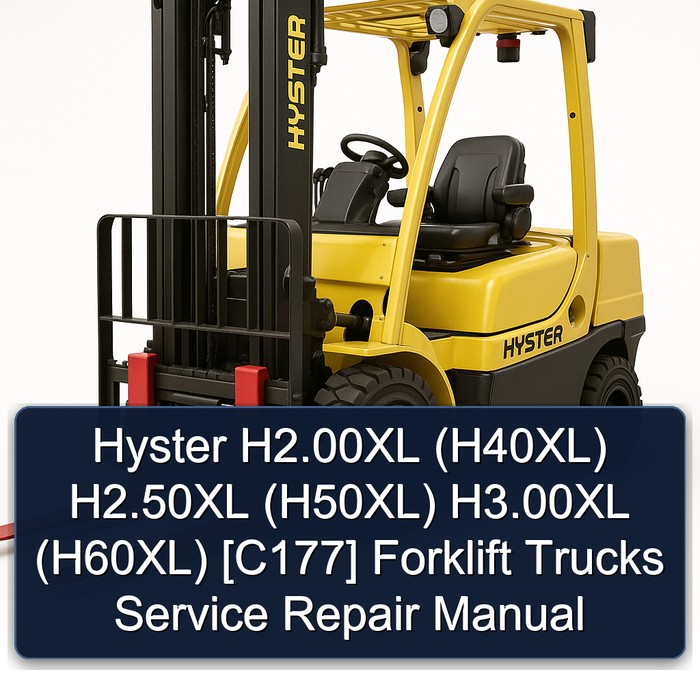 Hyster H2.00XL, H2.50XL, H3.00XL Gabelstapler - Reparaturhandbuch