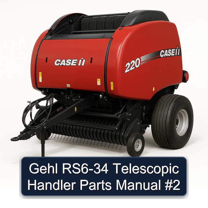 Gehl RS6-34 Telescopic Handler Parts Manual #2