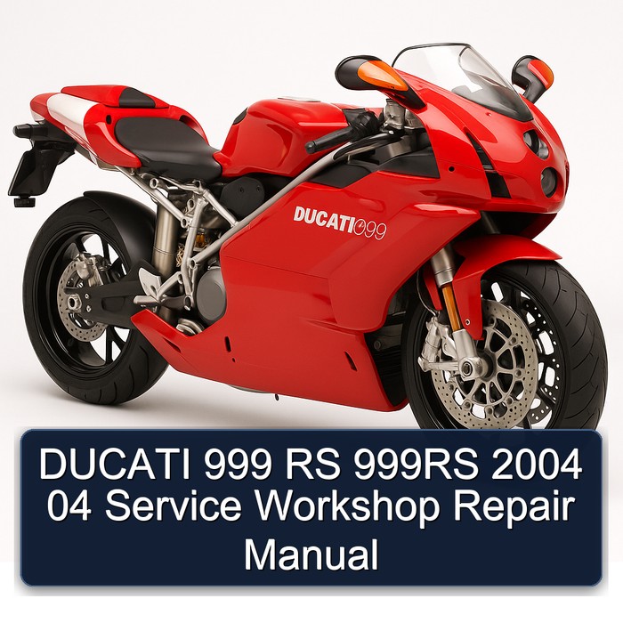 DUCATI 999 RS 999RS 2004 04 Service Workshop Repair Manual