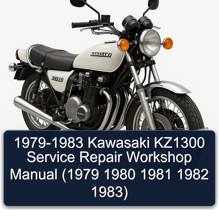 1979-1983 Kawasaki KZ1300 Service Repair Workshop Manual (1979 1980 1981 1982 1983)