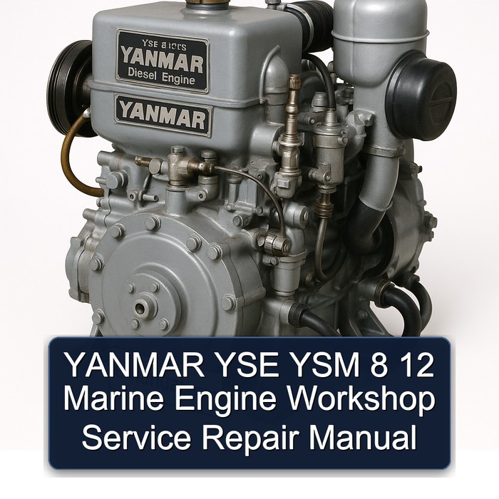 YANMAR YSE YSM 8 12 Marine Engine Workshop Service Repair Manual