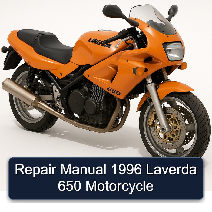 Repair Manual 1996 Laverda 650 Motorcycle