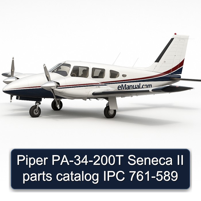 Piper PA-34-200T Seneca II parts catalog IPC 761-589