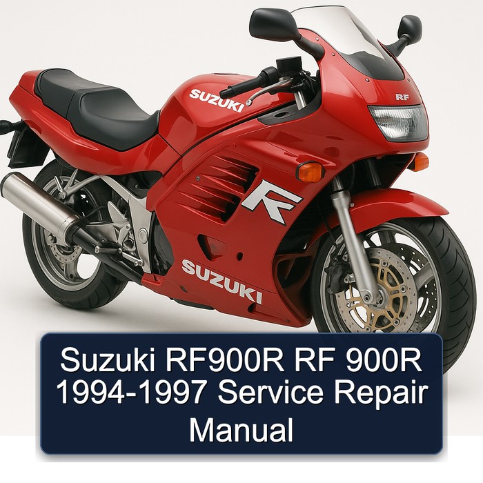 Suzuki RF900R RF 900R 1994-1997 Manual de servicio y reparación