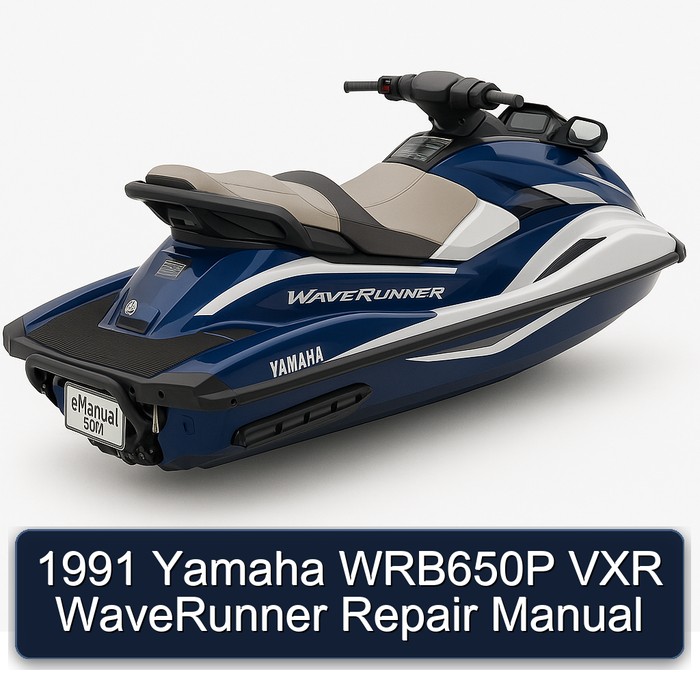 1991 Yamaha WRB650P VXR WaveRunner Repair Manual