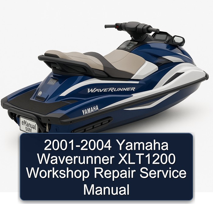 2001-2004 Yamaha Waverunner XLT1200 Workshop Repair Service Manual