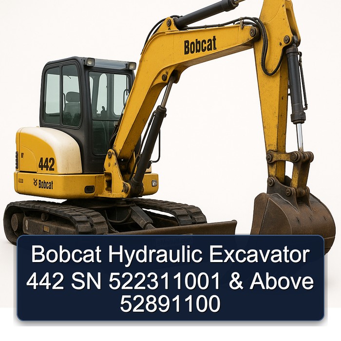 Bobcat Hydraulic Excavator 442 SN 522311001 & Above 52891100