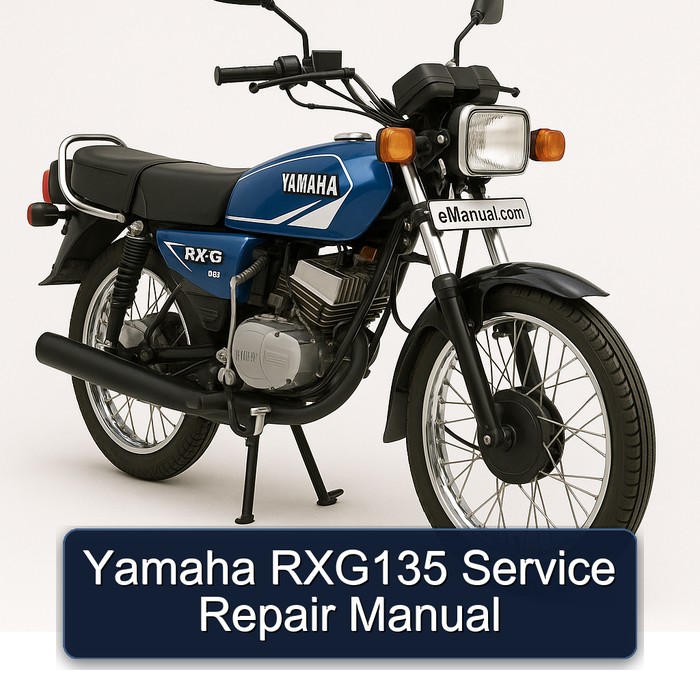 Yamaha RXG135 Service Repair Manual