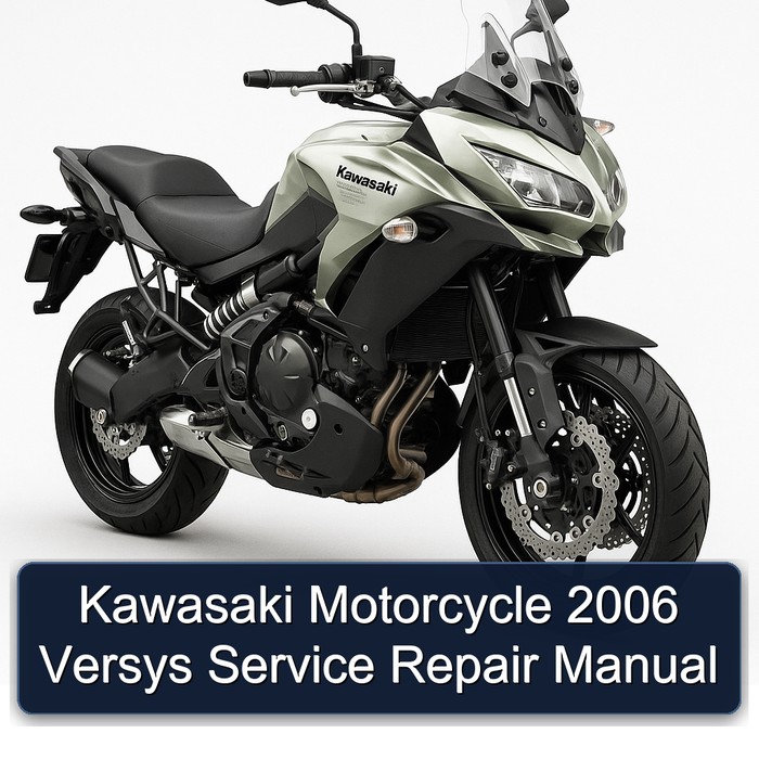 Kawasaki Motorcycle 2006 Versys Manual de servicio y reparación
