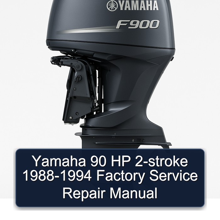 Yamaha 90 HP 2-stroke 1988-1994 Factory Service Repair Manual 