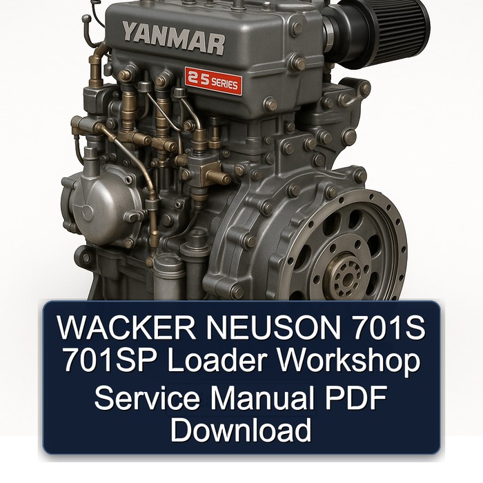 WACKER NEUSON 701S 701SP Loader Workshop Service Manual PDF Download