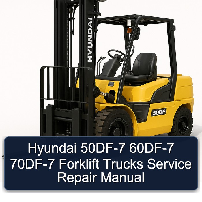Hyundai Gabelstapler 50DF-7, 60DF-7, 70DF-7 Service- und Reparaturhandbuch