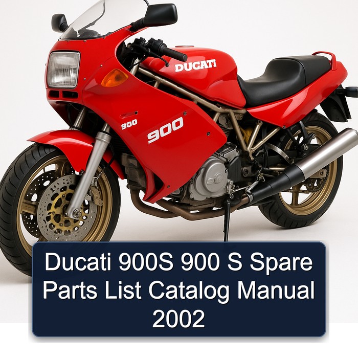 Ducati 900S 900 S Spare Parts List Catalog Manual 2002