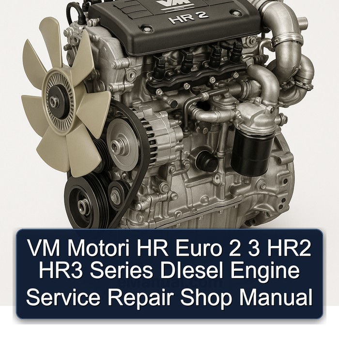 Manual de Servicio y Reparación Motor Diesel VM Motori HR Euro 2, 3 (HR2, HR3)