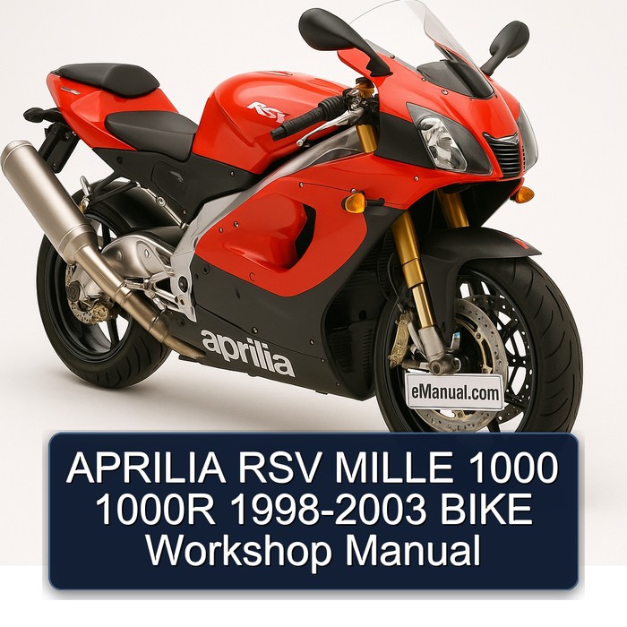 APRILIA RSV MILLE 1000 1000R 1998-2003 BIKE Workshop Manual