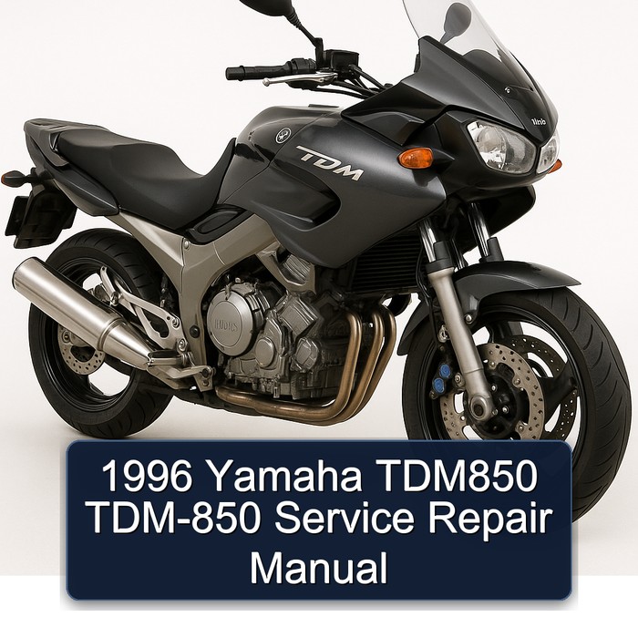 1996 Yamaha TDM850 TDM-850 Service Repair Manual