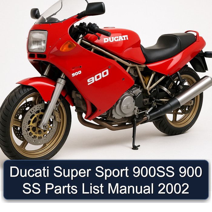 Ducati Super Sport 900SS 900 SS Parts List Manual 2002