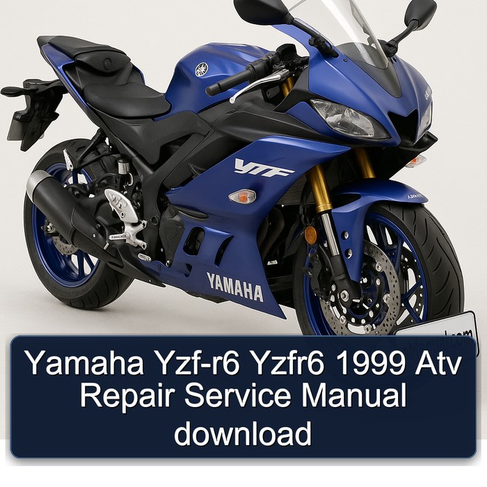 Yamaha Yzf-r6 Yzfr6 1999 Atv Repair Service Manual download