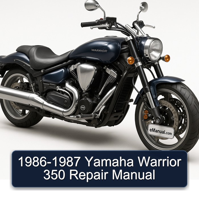  1986-1987 Yamaha Warrior 350 Repair Manual