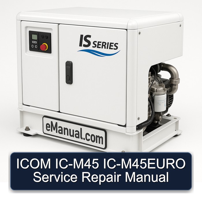 ICOM IC-M45 IC-M45EURO Service Repair Manual