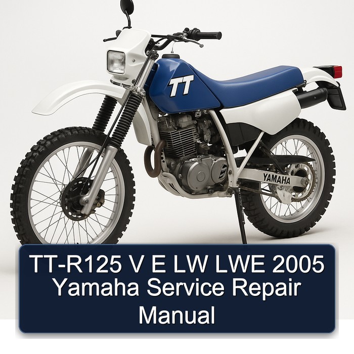 Yamaha TT-R125 V E Lw Lwe Yamaha Workshop Service Repair Manual PDF Download