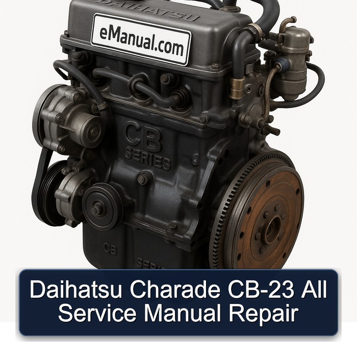 Daihatsu Charade CB-23 All Service Manual Repair