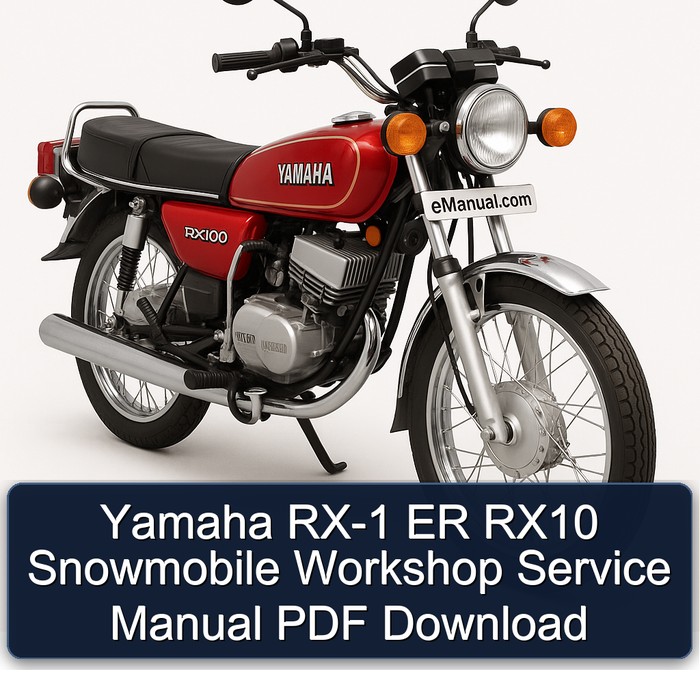 Manual de Servicio de Taller Yamaha RX-1 ER RX10 (PDF)