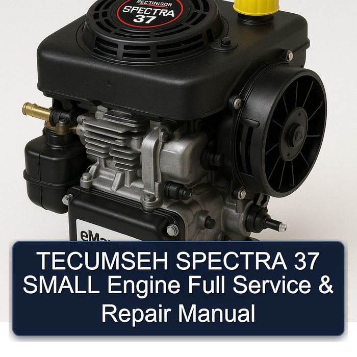 Manual de Servicio y Reparación Completo para Motor Pequeño TECUMSEH SPECTRA 37