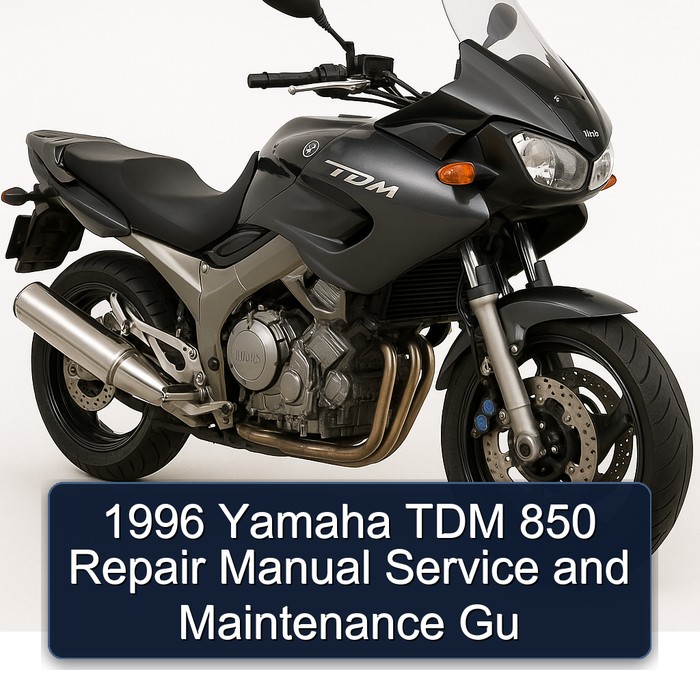 1996 Yamaha TDM 850 Repair Manual Service and Maintenance Gu 