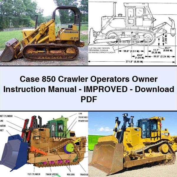 Case 850 Crawler Operators Owner Instruction Manual-Improved-PDF 