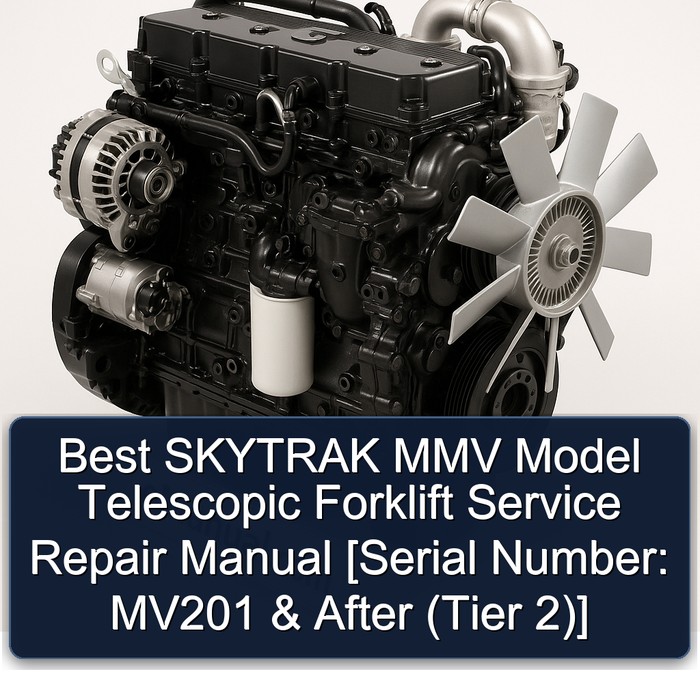 Best SKYTRAK MMV Model Telescopic Forklift Manual de servicio y reparación [Serial Number: MV201 & After (Tier 2)]