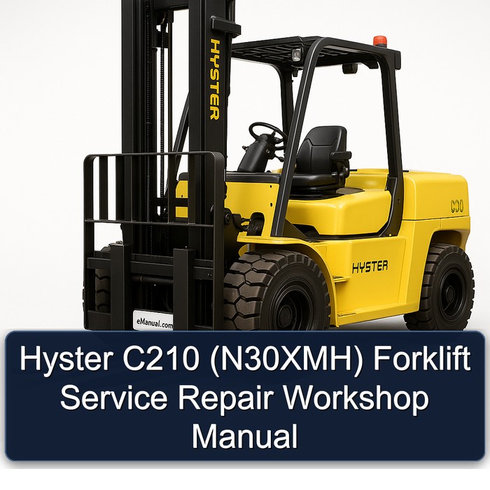 Hyster C210 (N30XMH) Gabelstapler: Werkstatt-Handbuch für Service und Reparatur