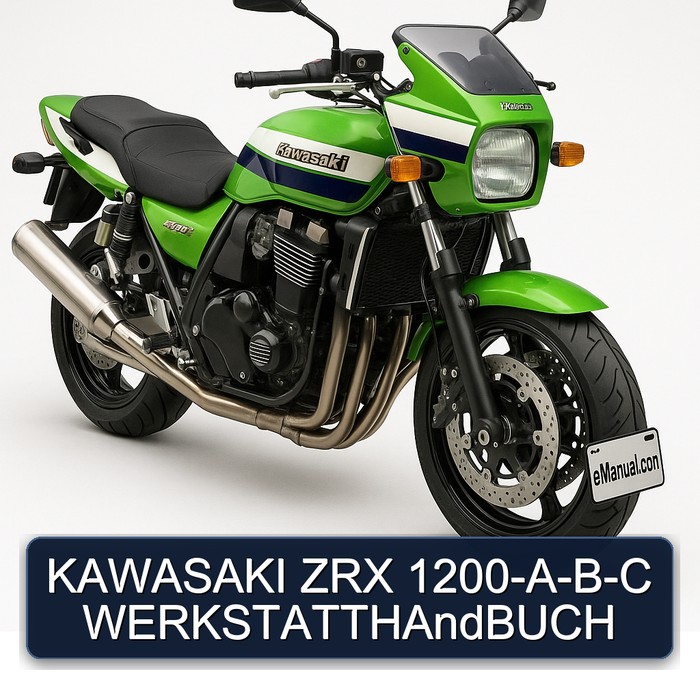 KAWASAKI ZRX 1200-A-B-C WERKSTATTHAndBUCH