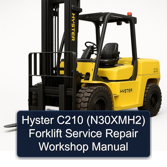 Hyster C210 (N30XMH2) - Werkstatt-Handbuch für Service und Reparatur
