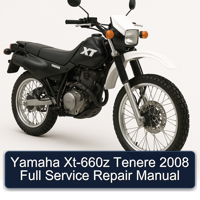 Yamaha Xt-660z Tenere 2008 Full Service Repair Manual 